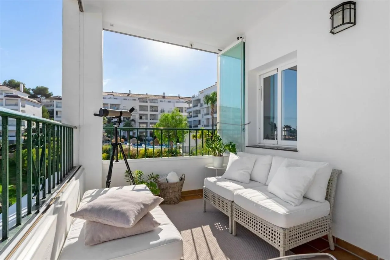 Scandinavian Seaview Terrace: Miraflores Beach Retreat Malaga Spain