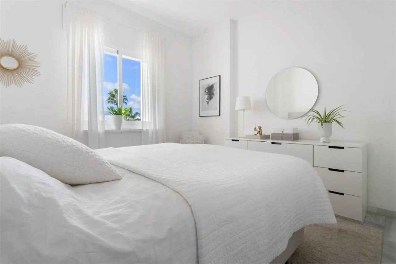 Scandinavian Seaview Terrace: Miraflores Beach Retreat Malaga